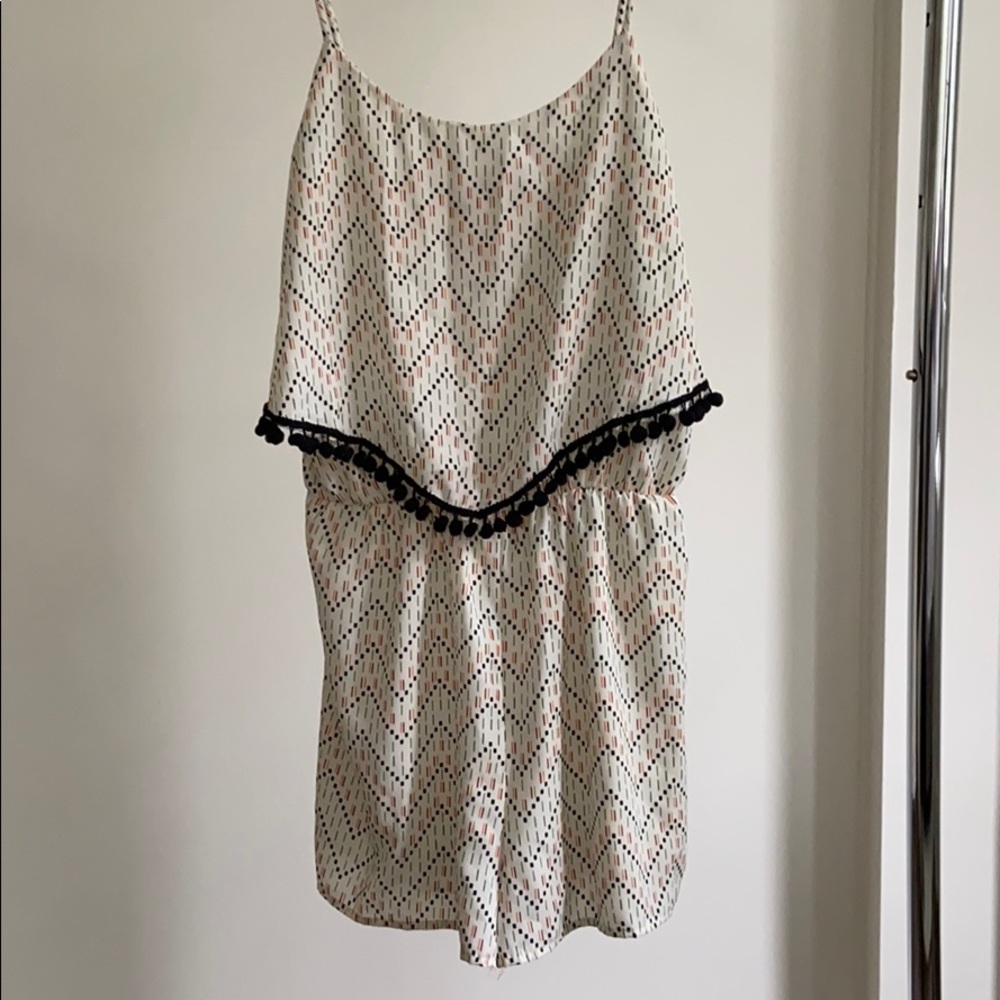 Festive PomPom Romper!